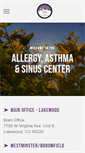 Mobile Screenshot of milehighallergyasthma.com